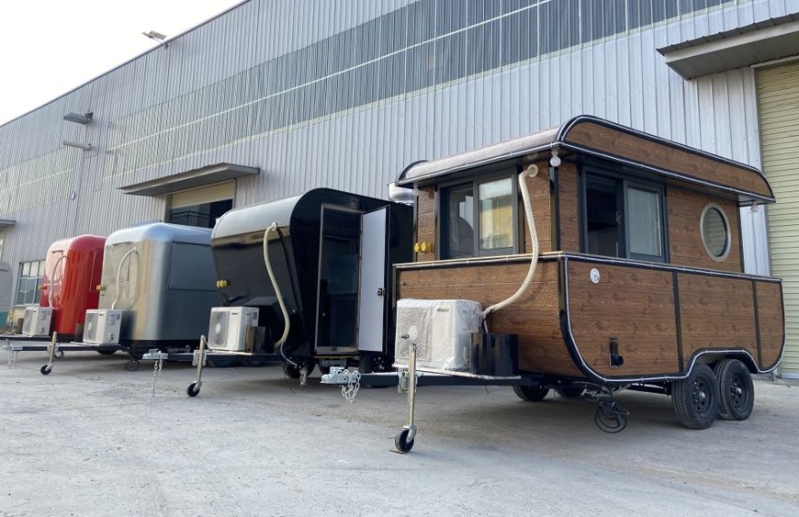 custom food trailer models